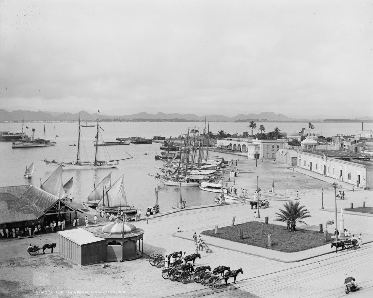 La Marina, San Juan, Puerto Rico, ca 1903 av Detroit Publishing Co.