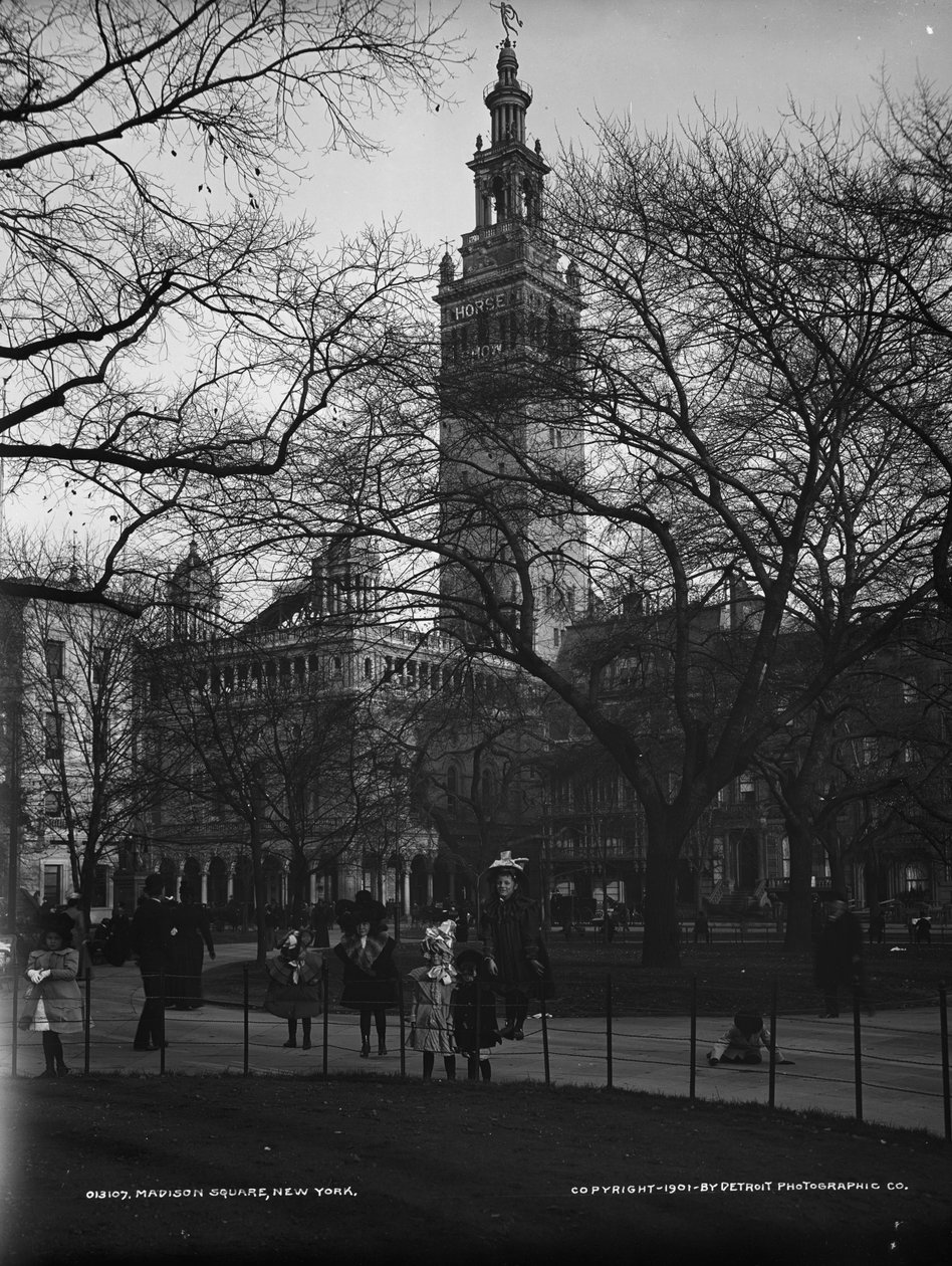 Madison Square, New York, ca 1901 av Detroit Publishing Co.