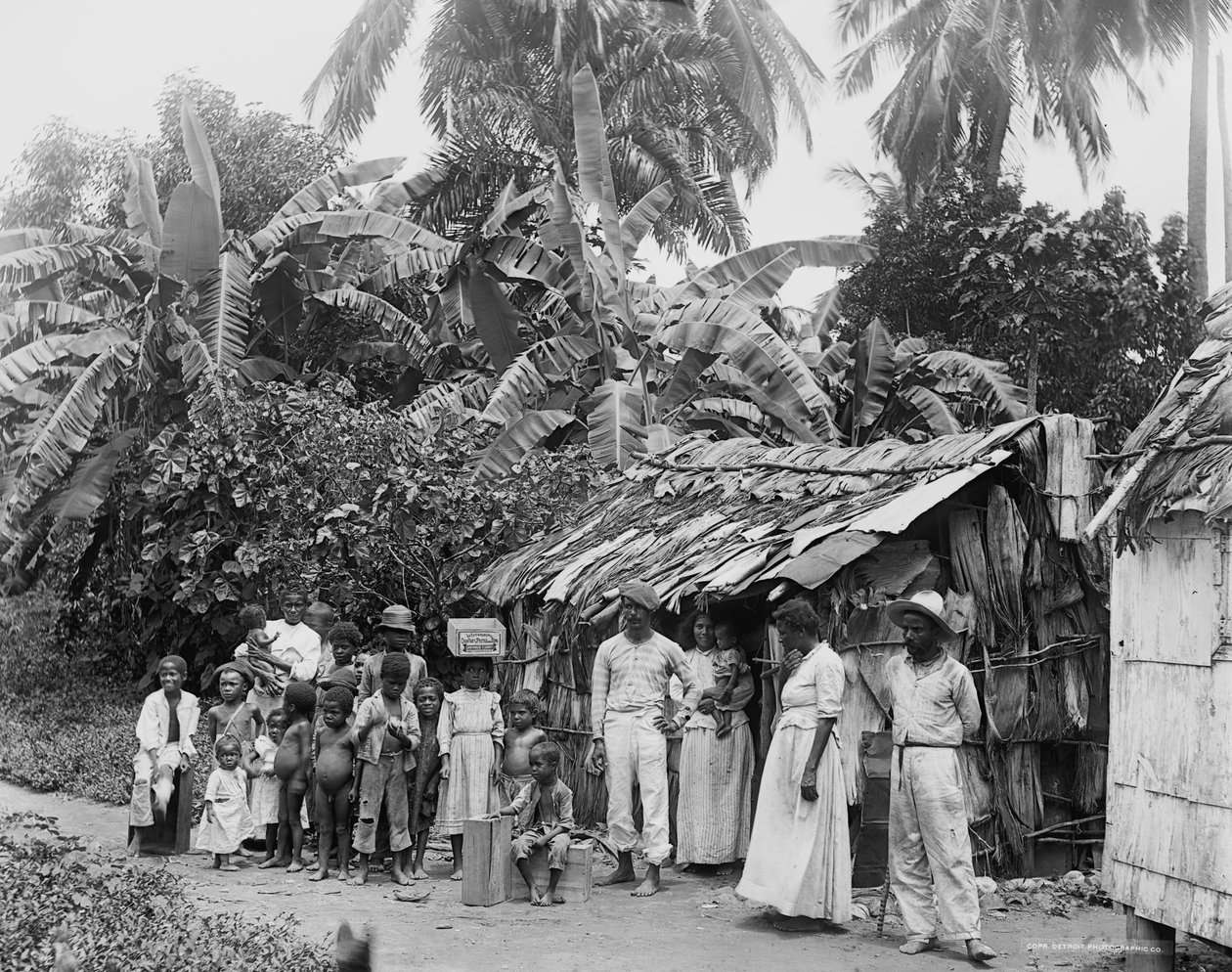 Puertoricanska infödingar, ca 1903 av Detroit Publishing Co.