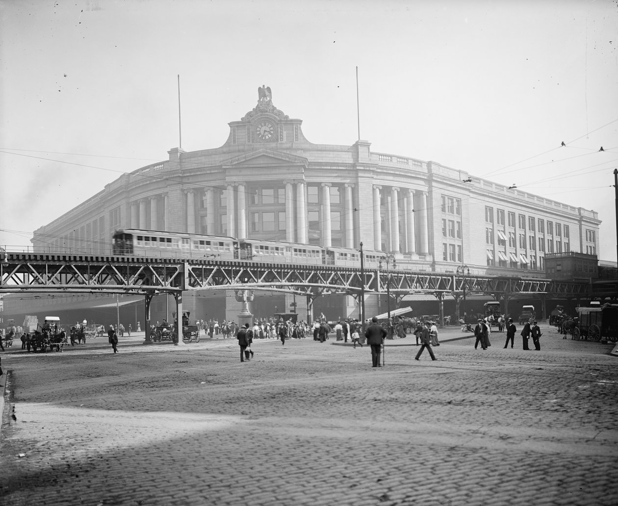 South Station, Boston, Massachusetts, ca 1905 av Detroit Publishing Co.