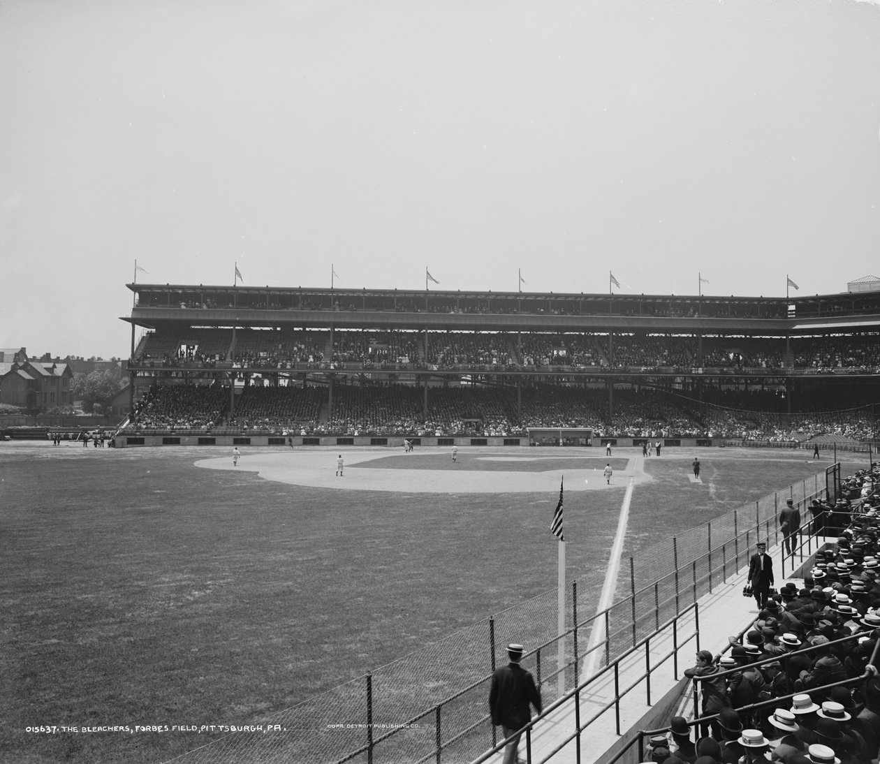 Bleachers, Forbes Field, Pittsburgh, Pennsylvania, ca 1900-15 av Detroit Publishing Co.