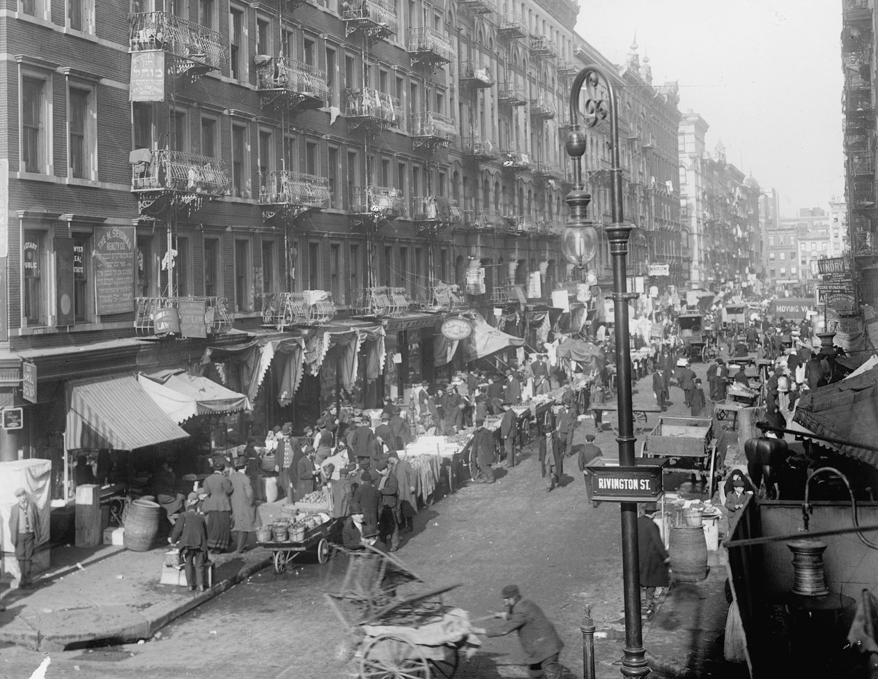 The Ghetto, New York, N.Y., ca 1900-15 av Detroit Publishing Co.