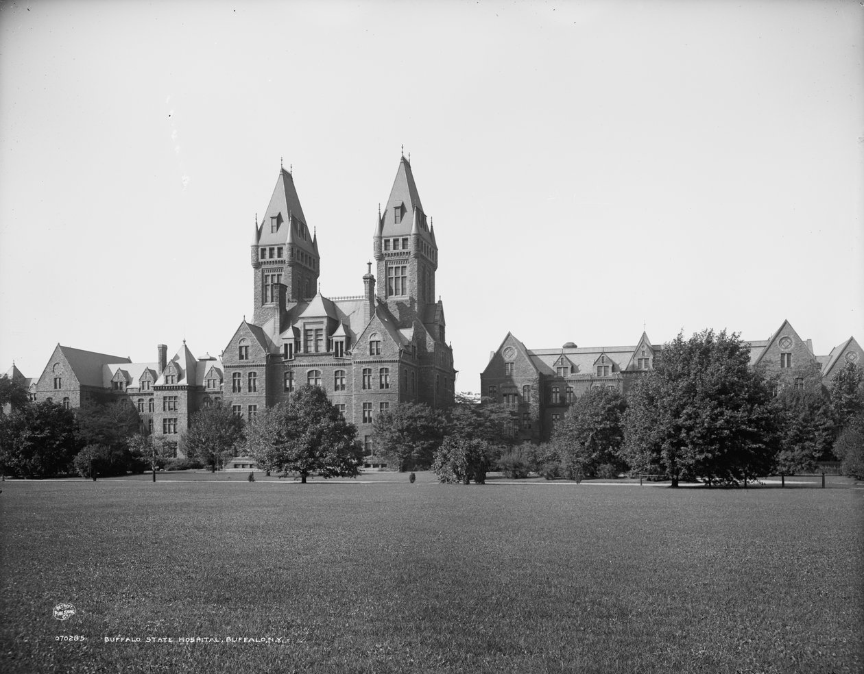 Buffalo State Hospital, Buffalo, N.Y., ca 1900-10 av Detroit Publishing Co.