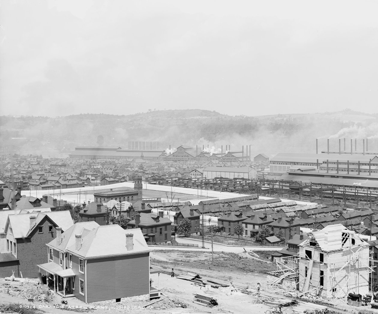 Carnegie Steel Plant, Homestead, Pennsylvania, ca 1905 av Detroit Publishing Co.