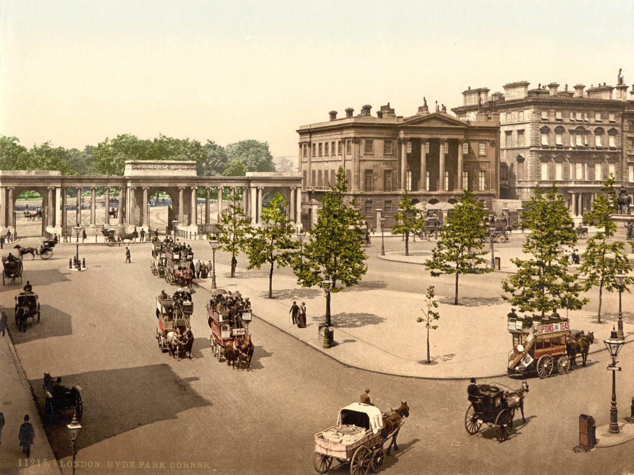 Hyde Park Corner, London, ca 1890-1900 av Detroit Publishing Co.