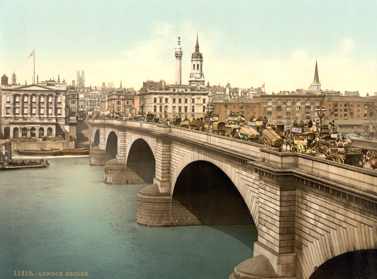 London Bridge, ca 1890-1900 av Detroit Publishing Co.