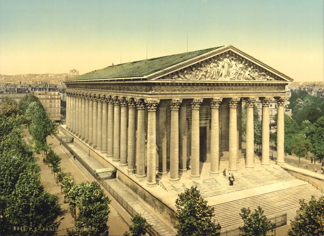 The Madeleine, Paris, ca 1890-1900 av Detroit Publishing Co.