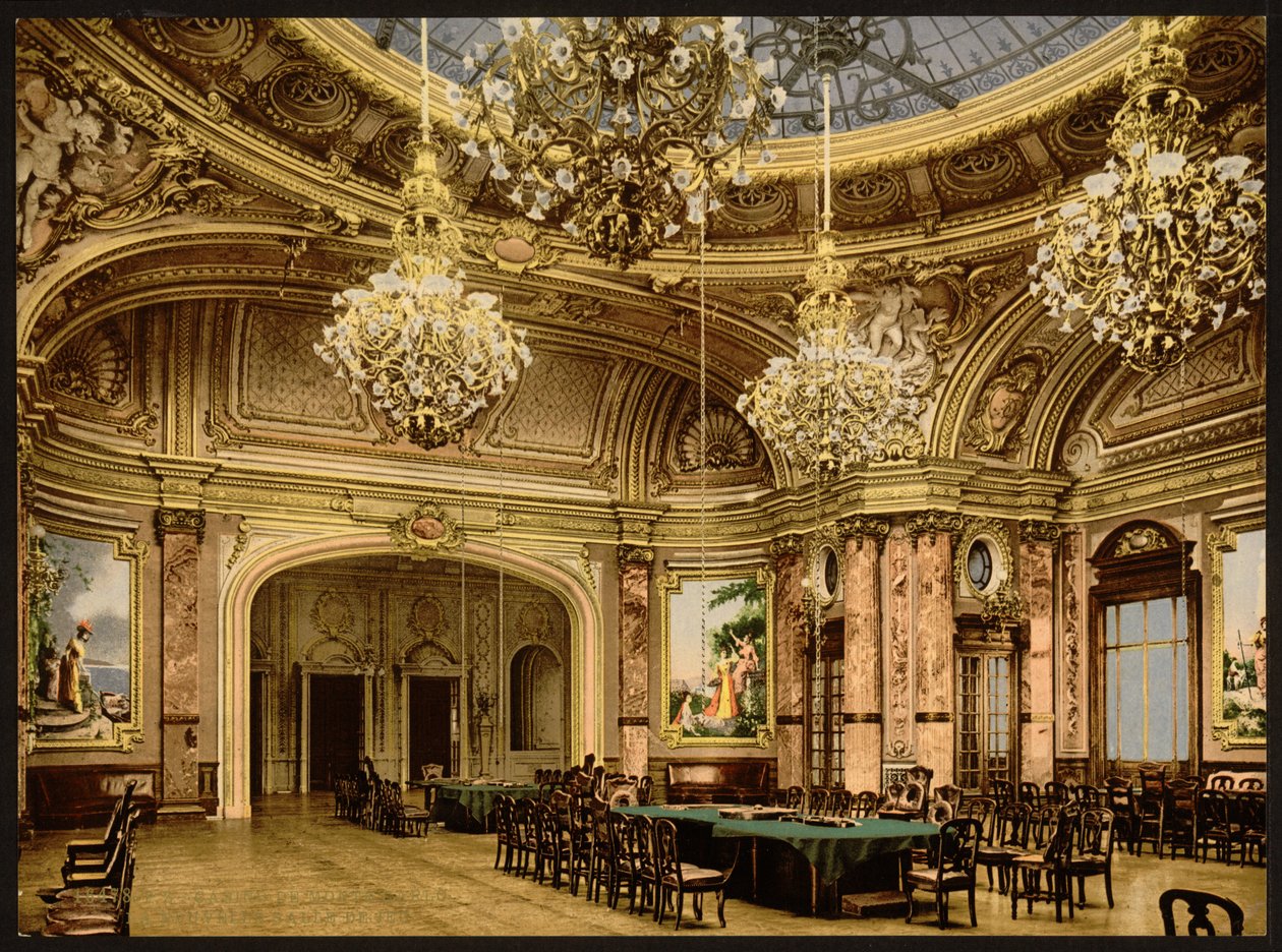 The New Gambling Room, Monte Carlo, Riviera, Monaco av Detroit Publishing Co.