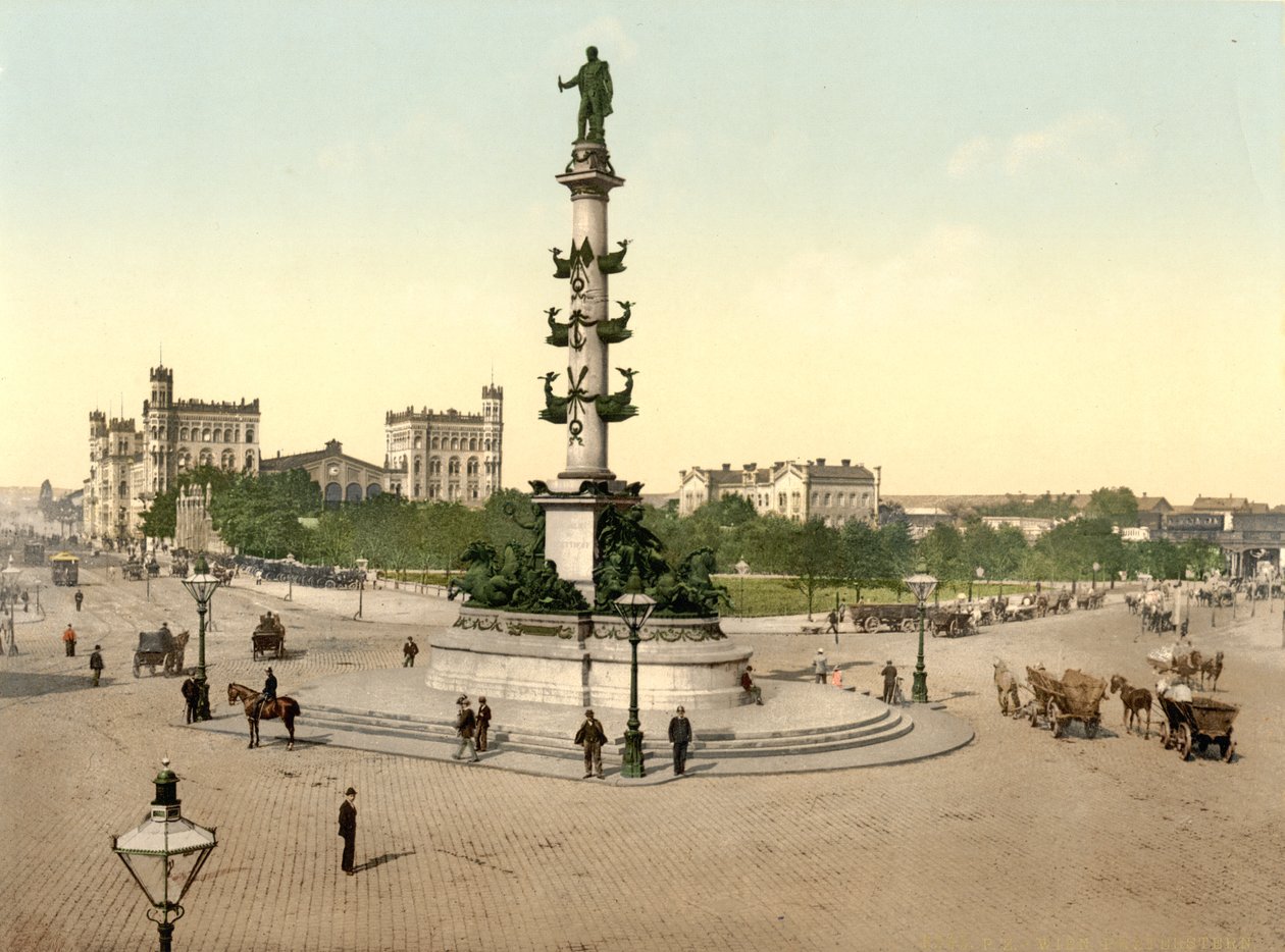 Praterstern, Wien, Österrike-Ungern, ca 1900 av Detroit Publishing Co.