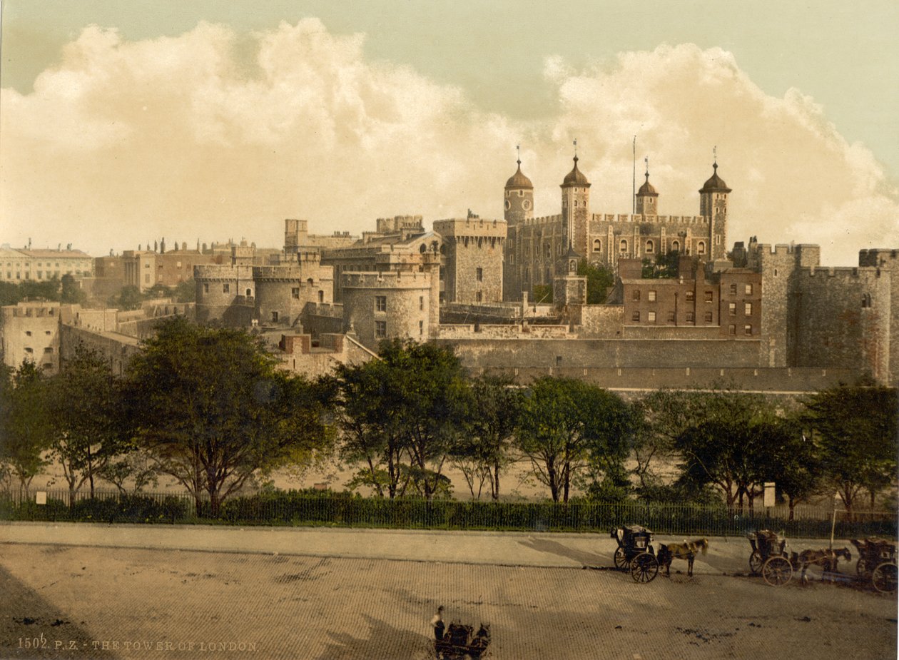 Towern i London, ca 1890-1900 av Detroit Publishing Co.