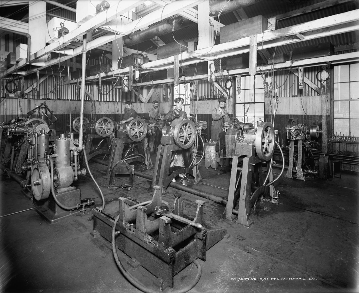 Testrummet, Leland & Faulconer Manufacturing Company, Detroit av Detroit Publishing Co.