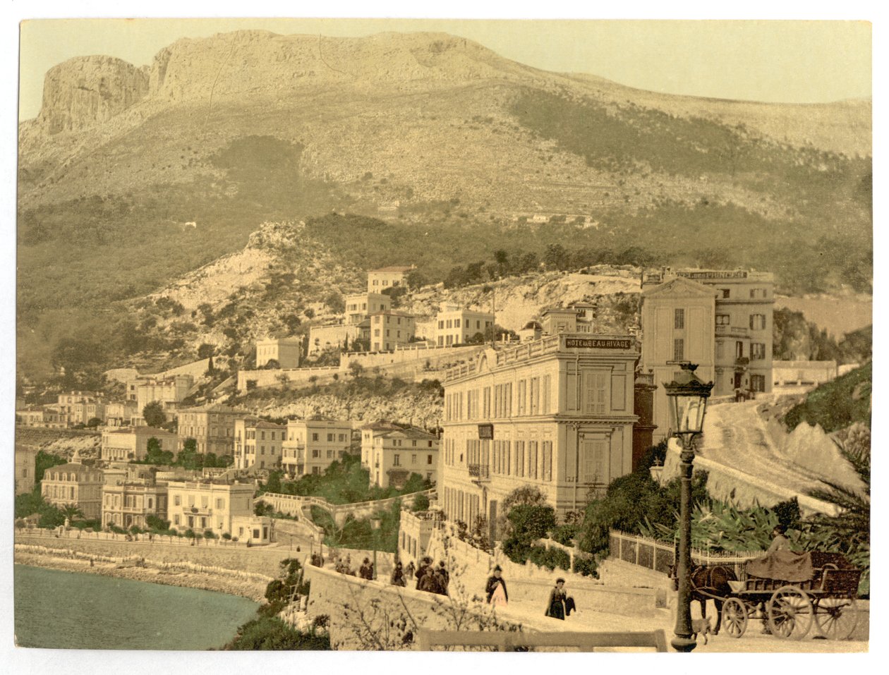 Waterfront, Monte Carlo, Rivieran, Monaco av Detroit Publishing Co.