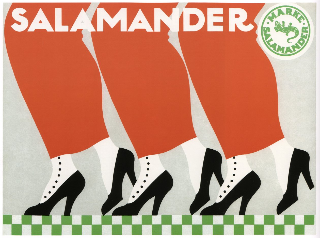 Salamanderskor, 1912 av Deutsch