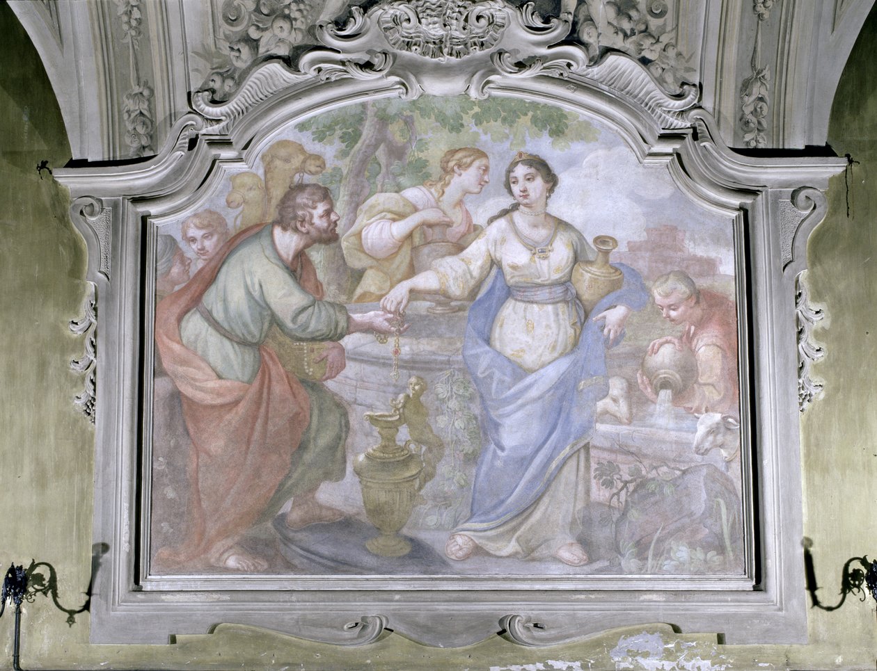 Rebecca vid brunnen, från matsalen av Diacinto Fabbroni