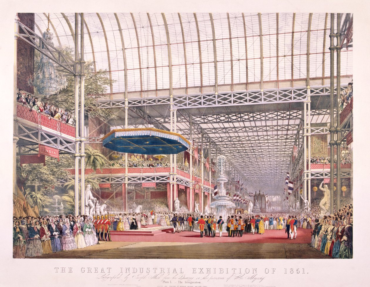 Stor utställning, Crystal Palace, Hyde Park, London, 1851 av Dickinson Brothers