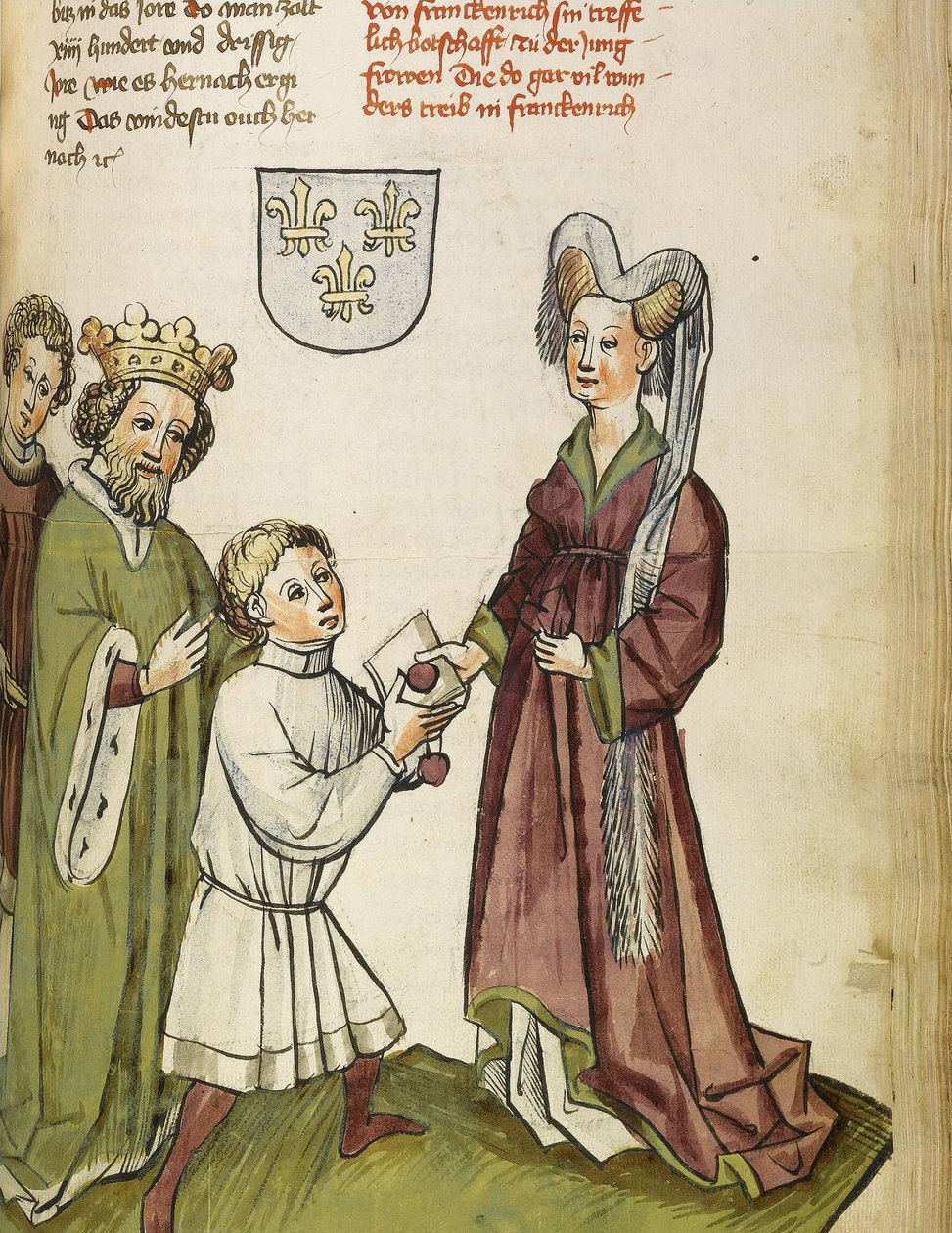 Kejsar Sigismund före Jeanne d