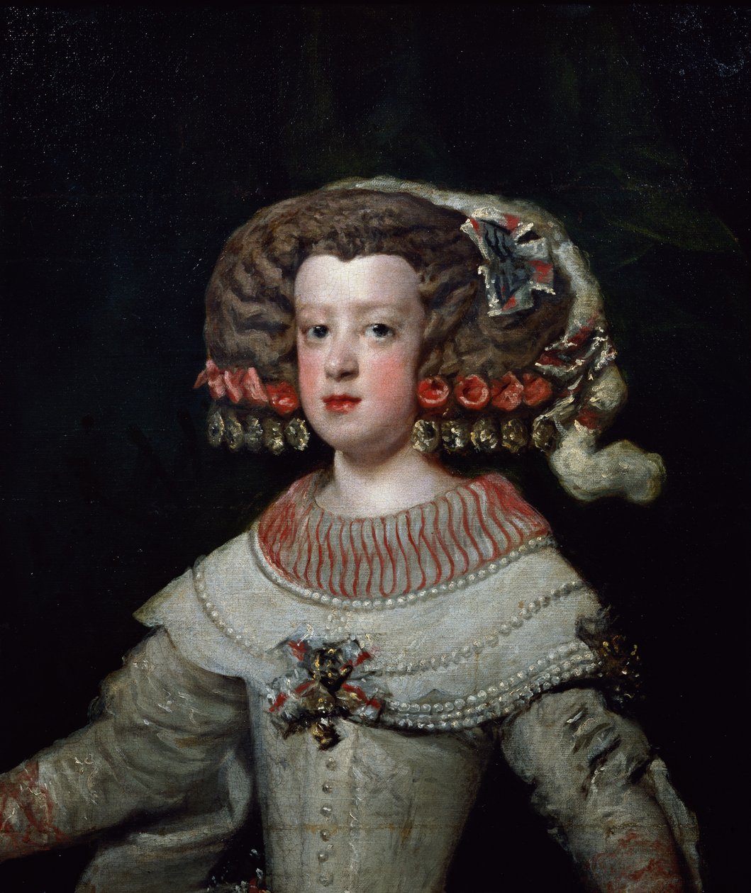 Porträtt av infanta Maria Teresa (1638-83), senare drottning Marie-Therese av Frankrike. av Diego Velázquez