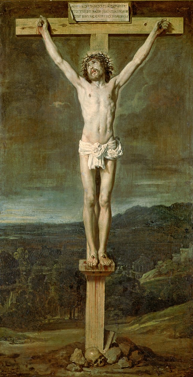 Kristus levande på korset på Golgata, 1631 av Diego Velázquez