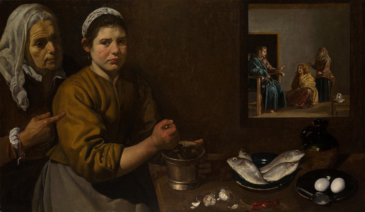 Christ in the House of Mary and Martha av Diego Velázquez