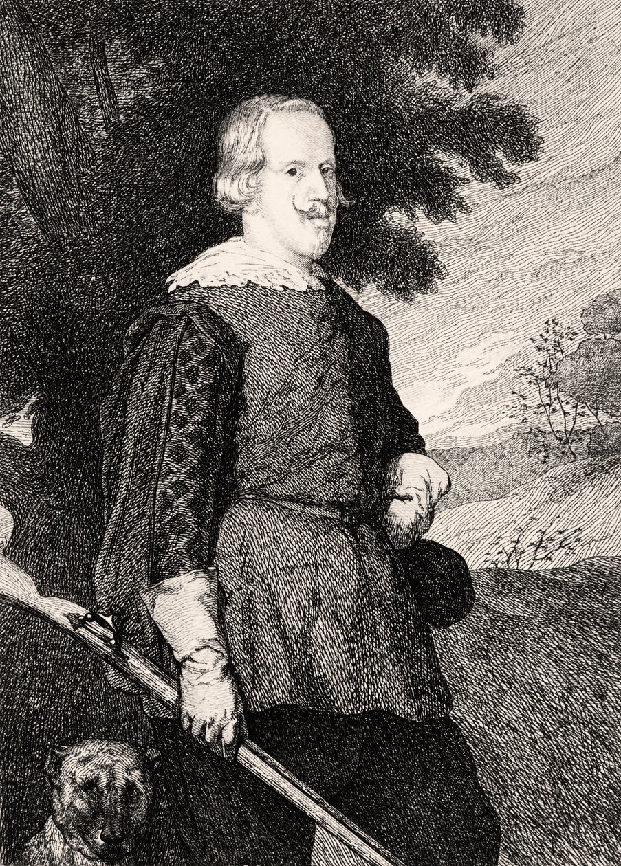 Felipe IV i jaktdräkt av Diego Velázquez