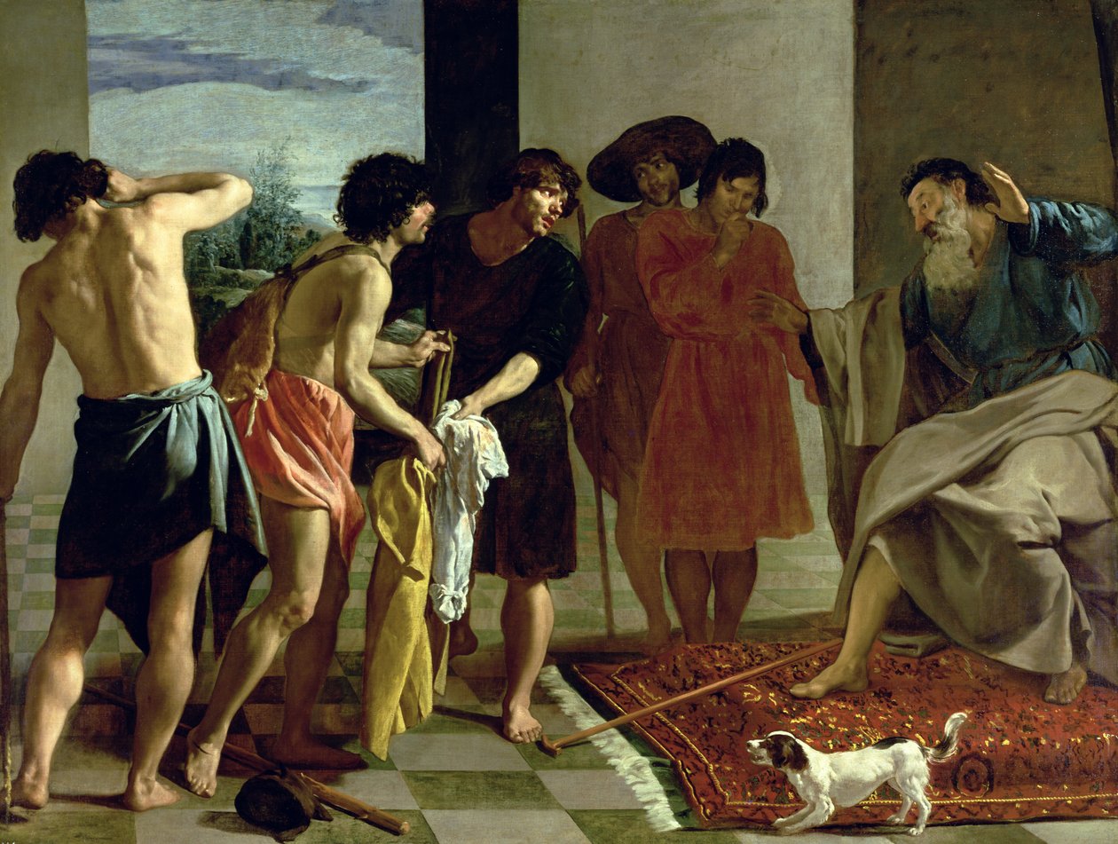 Josephs kappa, 1630 av Diego Velázquez