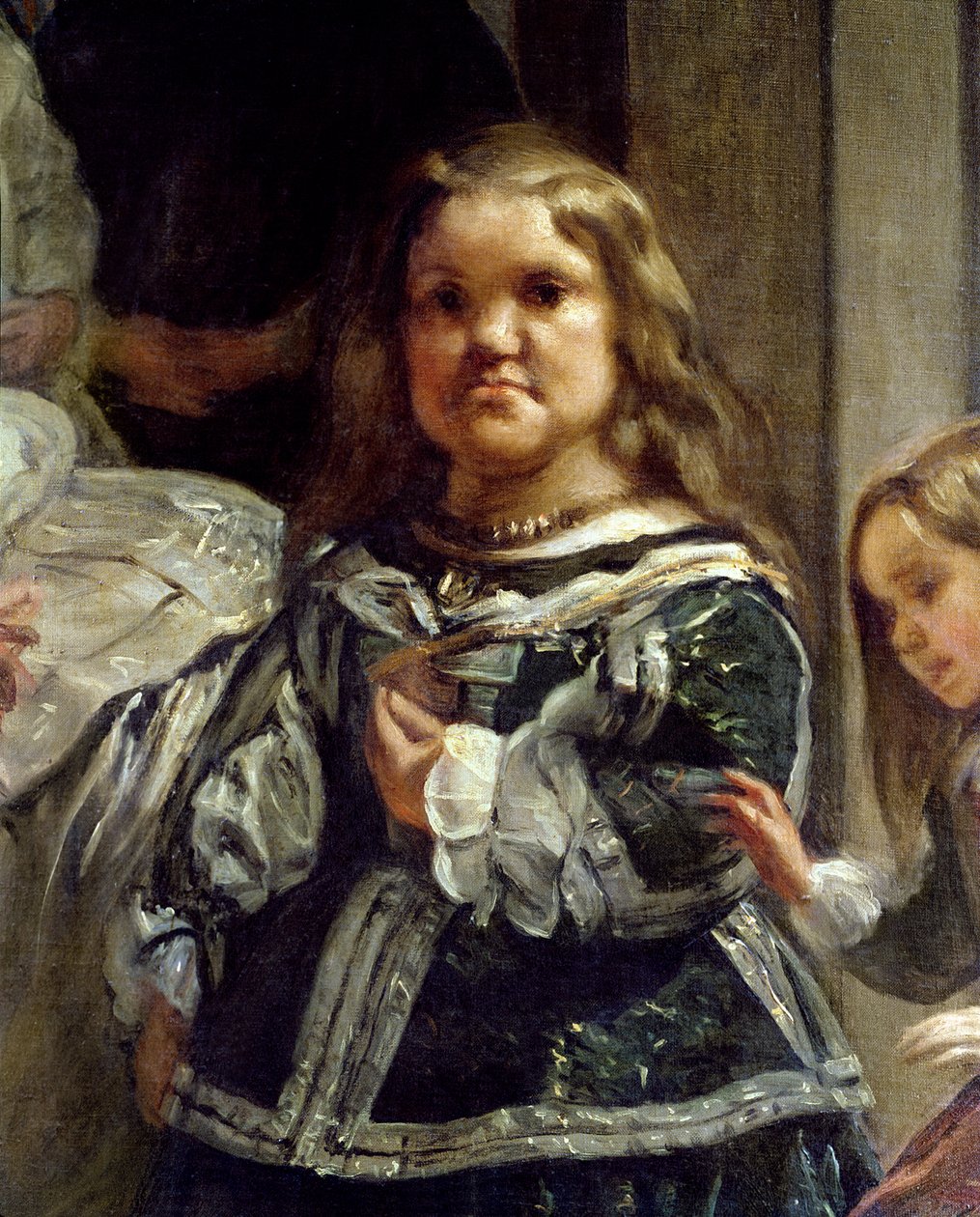 Las Meninas eller Filip IV:s familj, ca 1656 (detalj) av Diego Velázquez