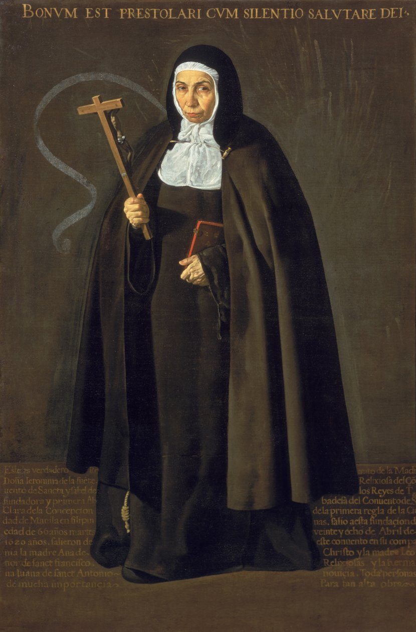 Mama Maria Jeronima de la Fuente, 1620 swed av Diego Velázquez