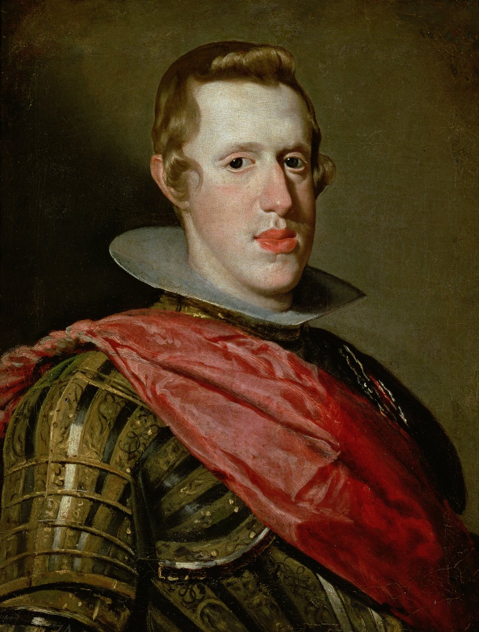 Porträtt av Filip IV (1605-65) i rustning, 1628 av Diego Velázquez
