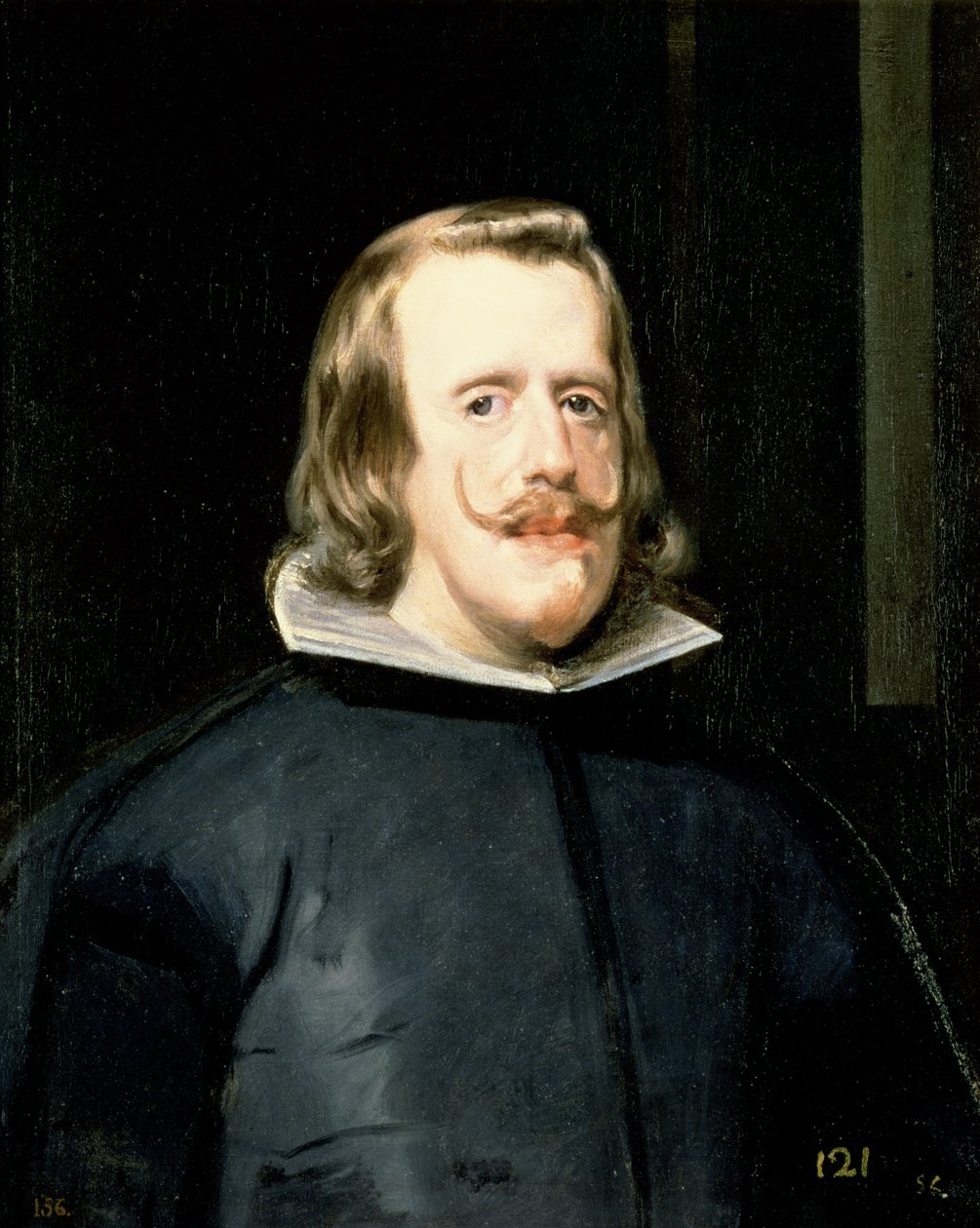 Porträtt av Filip IV (1605-65) i hovklänning, 1655 av Diego Velázquez