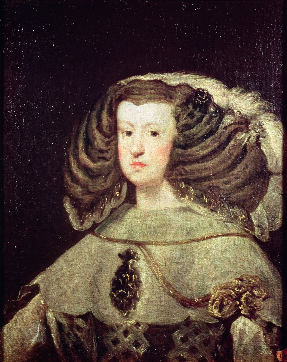 Drottning Mariana av Österrike av Diego Velázquez