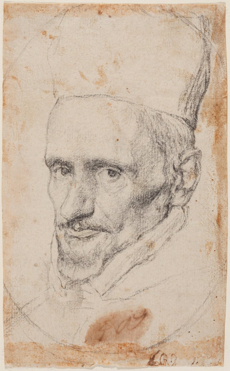 Retrato del cardenal Borja. av Diego Velázquez