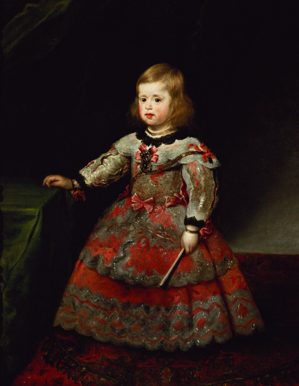 Infanta Maria Margarita (1651-73) av Österrike som barn av Diego Velázquez