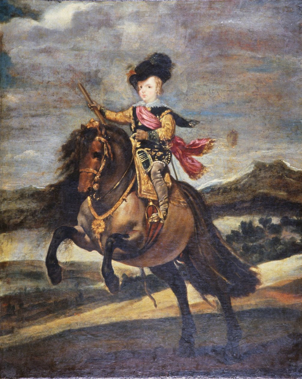 Infante Baltasar Carlos till häst av Diego Velázquez