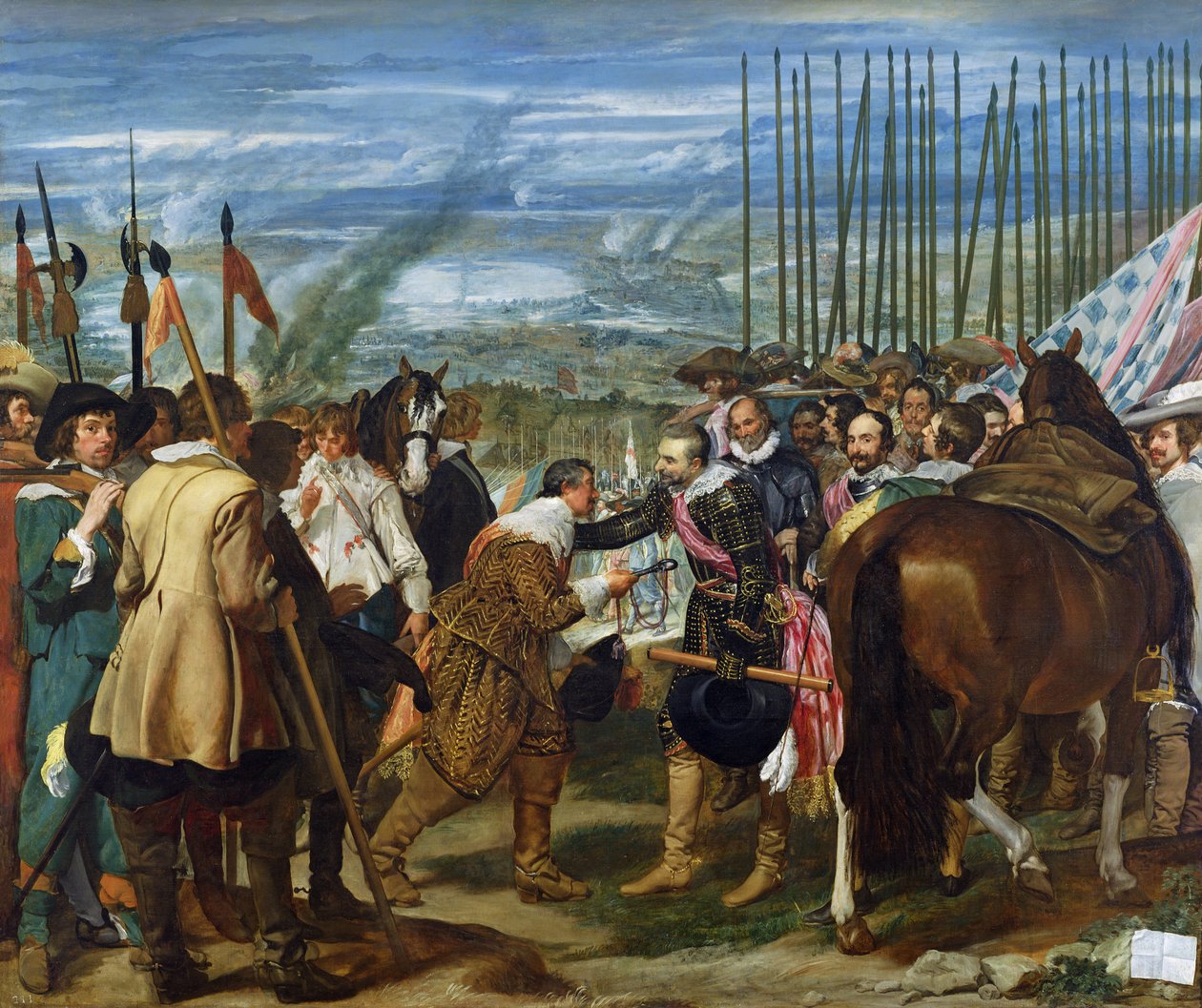 Overgivelsen af Breda, 1625, ca. 1635 (se også 68345) sverige av Diego Velázquez