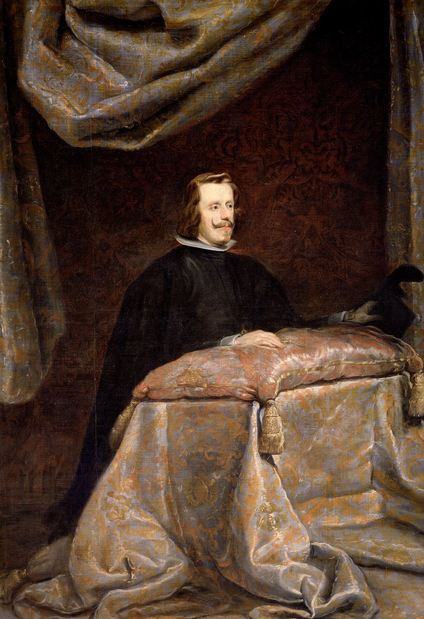 Filip IV vid bön, ca 1655 (olja på duk) av Diego Rodriguez de Silva (studio of) Velazquez