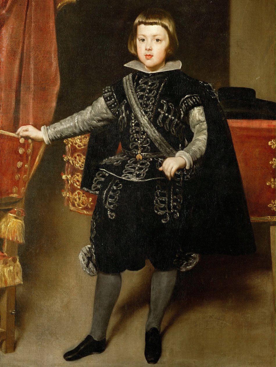 Barock : Porträtt av spädbarnet Balthasar Charles (1629-1646) av Velazquez, Diego (1599-1660), ca. 1640. Olja på duk av Diego Velázquez