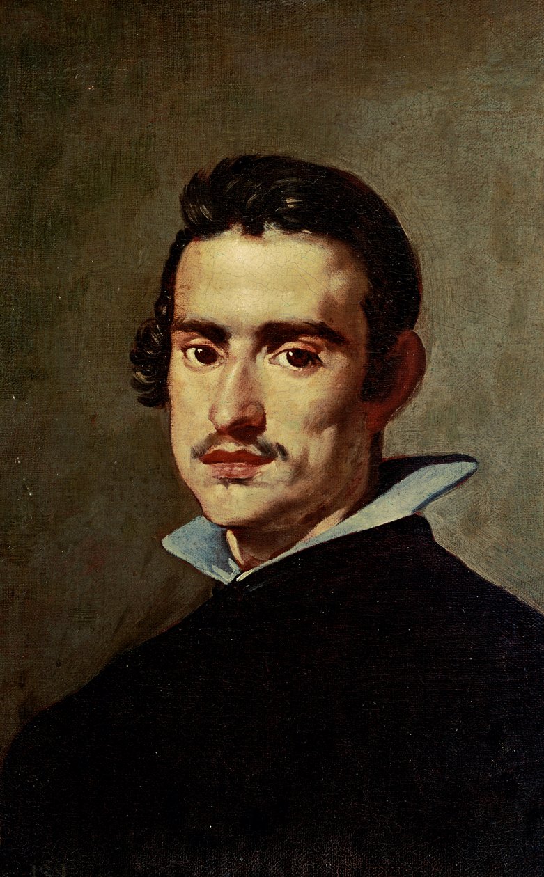 Byst av ung man (självporträtt), ca 1623 (olja på duk) av Diego Rodriguez de Silva y Velazquez