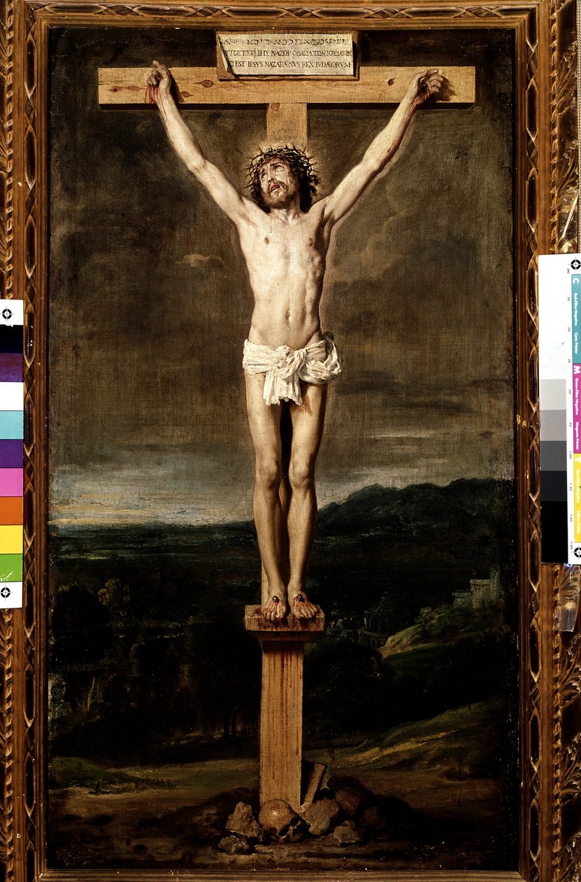 Korsfästelse (olja på duk av Diego Velázquez