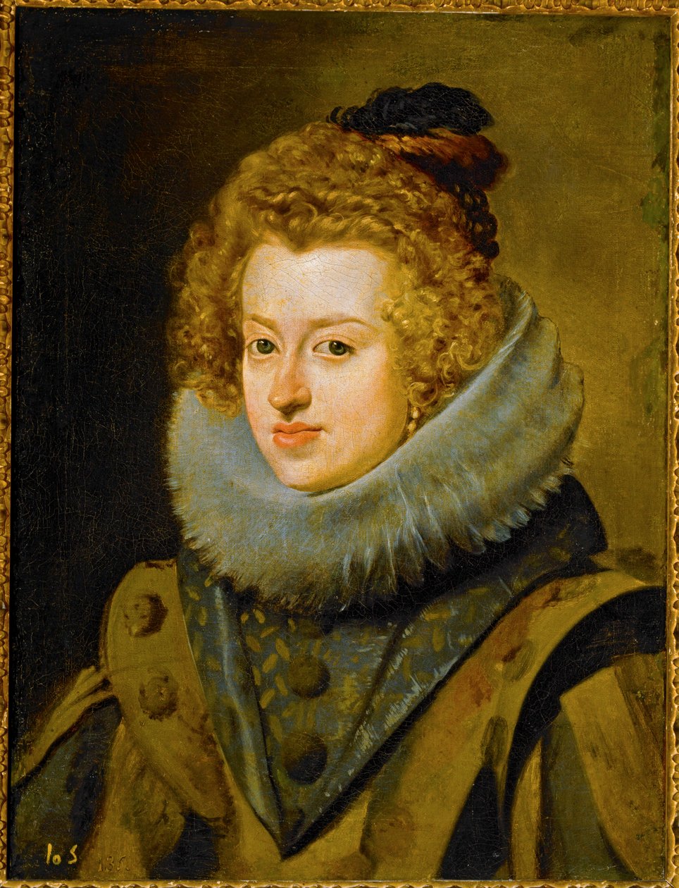 Infanta Maria, drottning av Ungern ... (målning på duk) av Diego Rodriguez de Silva y Velazquez
