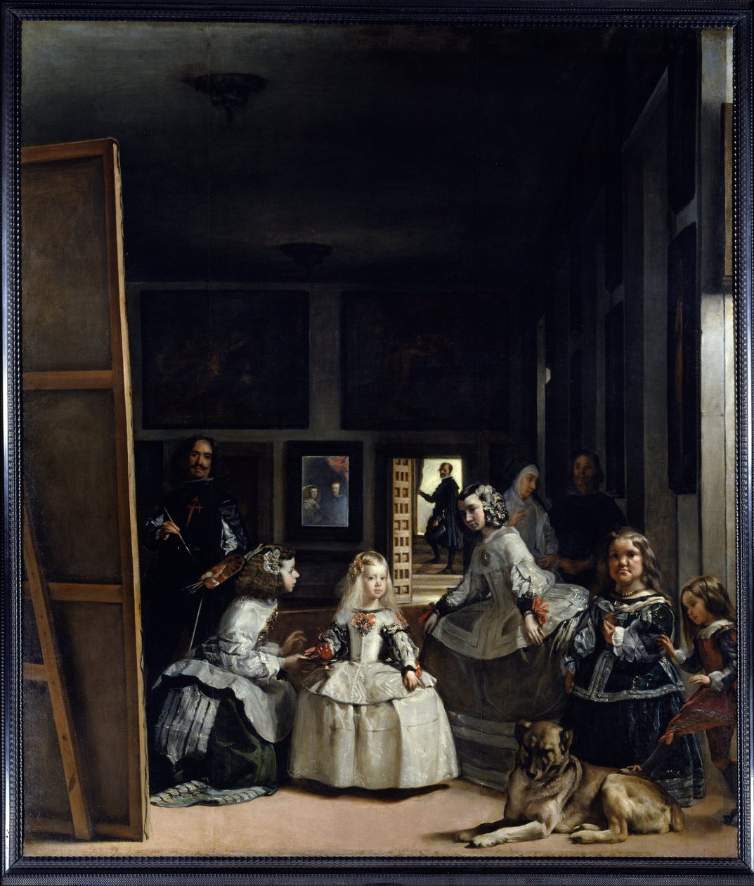 Las Meninas eller Philip IV:s familj av Diego Rodriguez de Silva y Velazquez