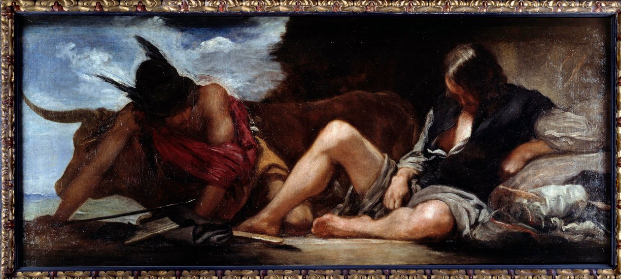 Kvicksilver och Argos målning av Diego Velasquez (1599-1660) av Diego Velázquez