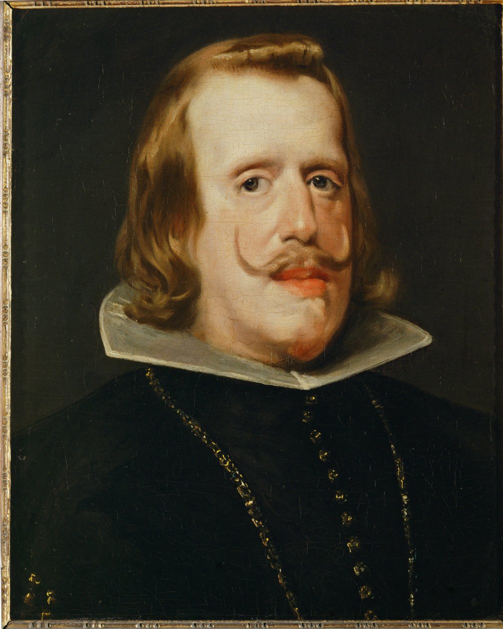 Filip IV, kung av Spanien, son till kung Filip III och ärkehertiginnan Maria Anna, dotter till kejsar Ferdinand III ... av Diego Rodriguez de Silva y Velazquez