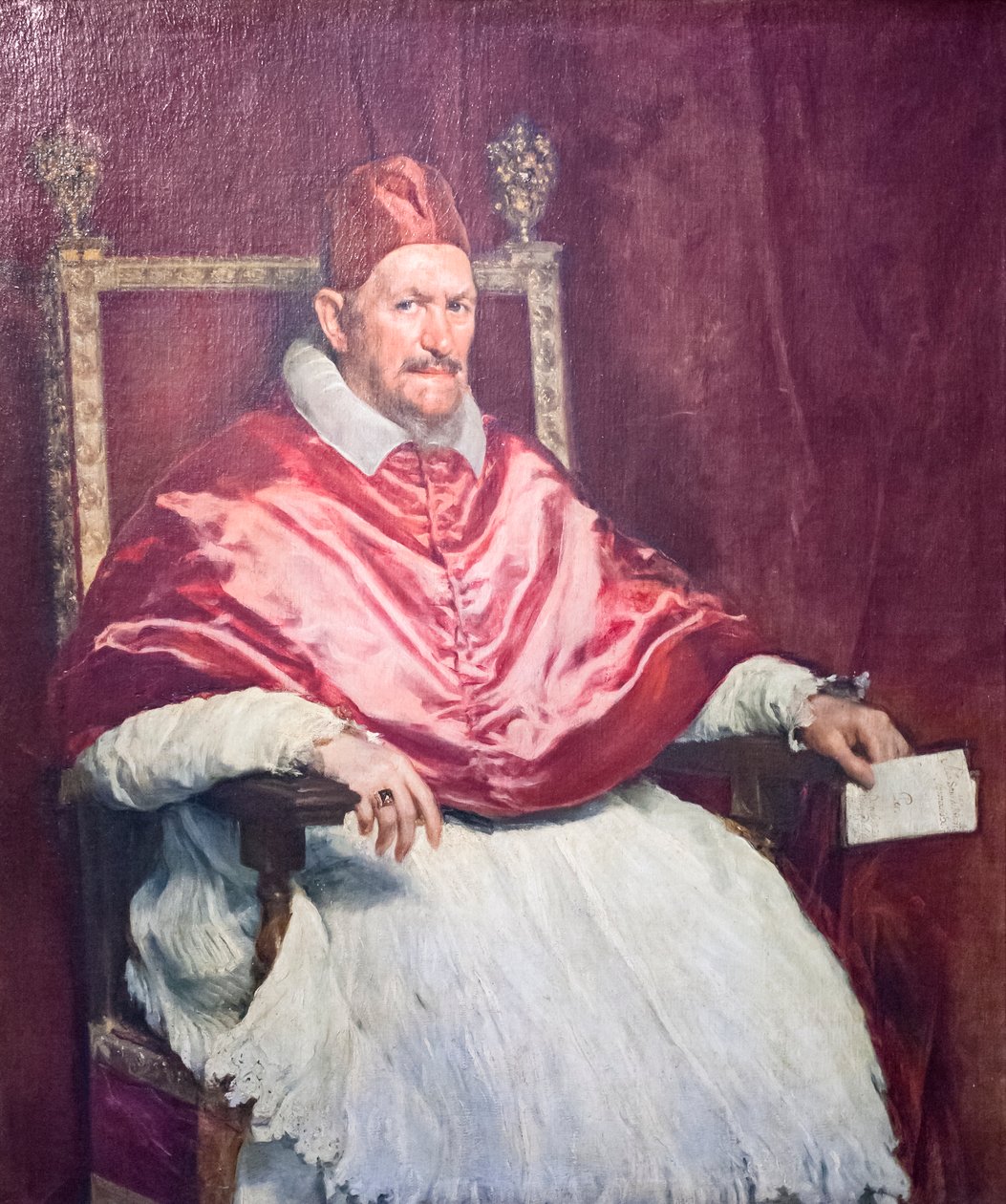 Påven Innocentius X, kallad Giambattista Pamfili av Diego Velázquez