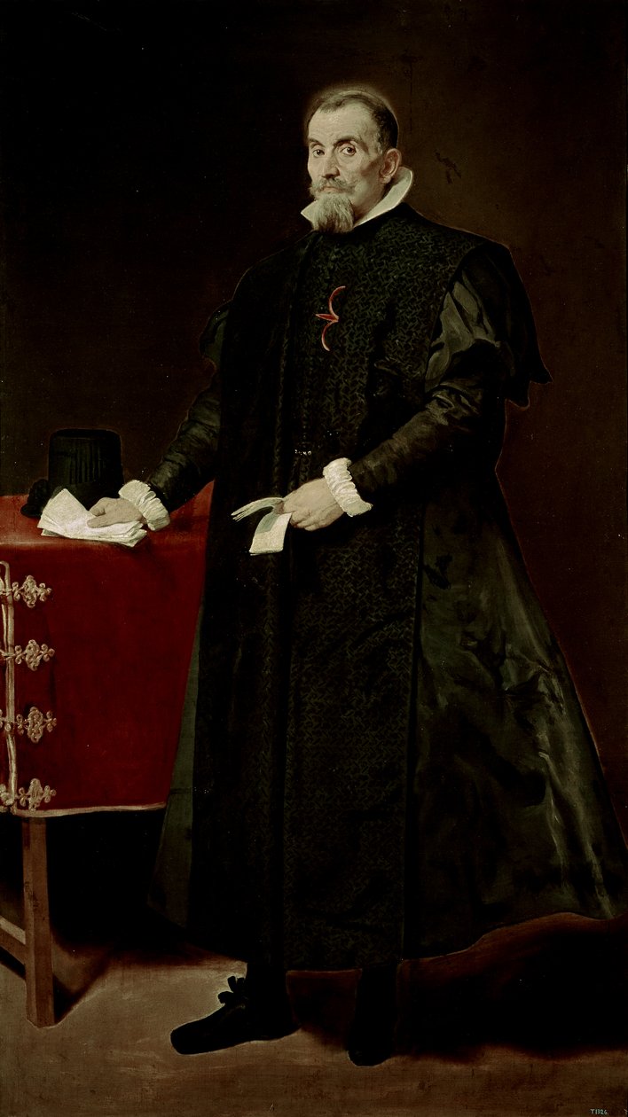 Porträtt av Don Diego de Corral Arellano, ca 1631 (olja på duk) av Diego Rodriguez de Silva y Velazquez