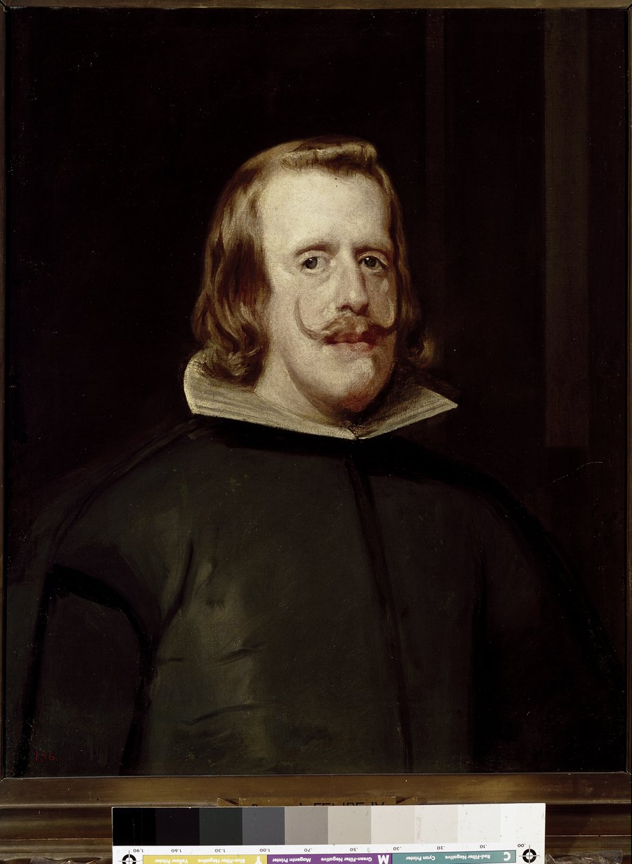 Porträtt av Filippo IV av Spanien av Diego Rodriguez de Silva y Velazquez