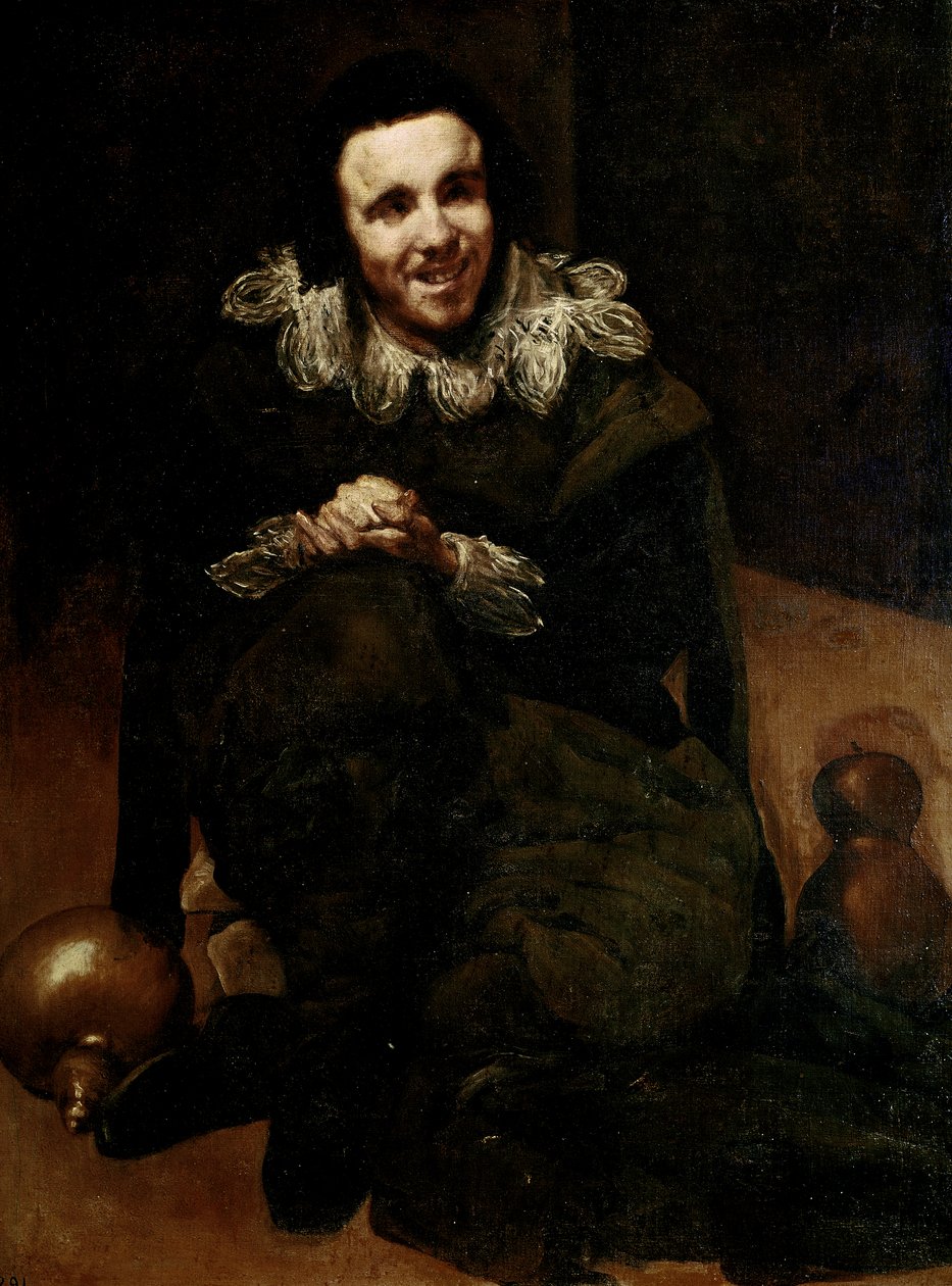Porträtt av Buffone Calabacillas, ca 1639 (olja på duk) av Diego Rodriguez de Silva y Velazquez