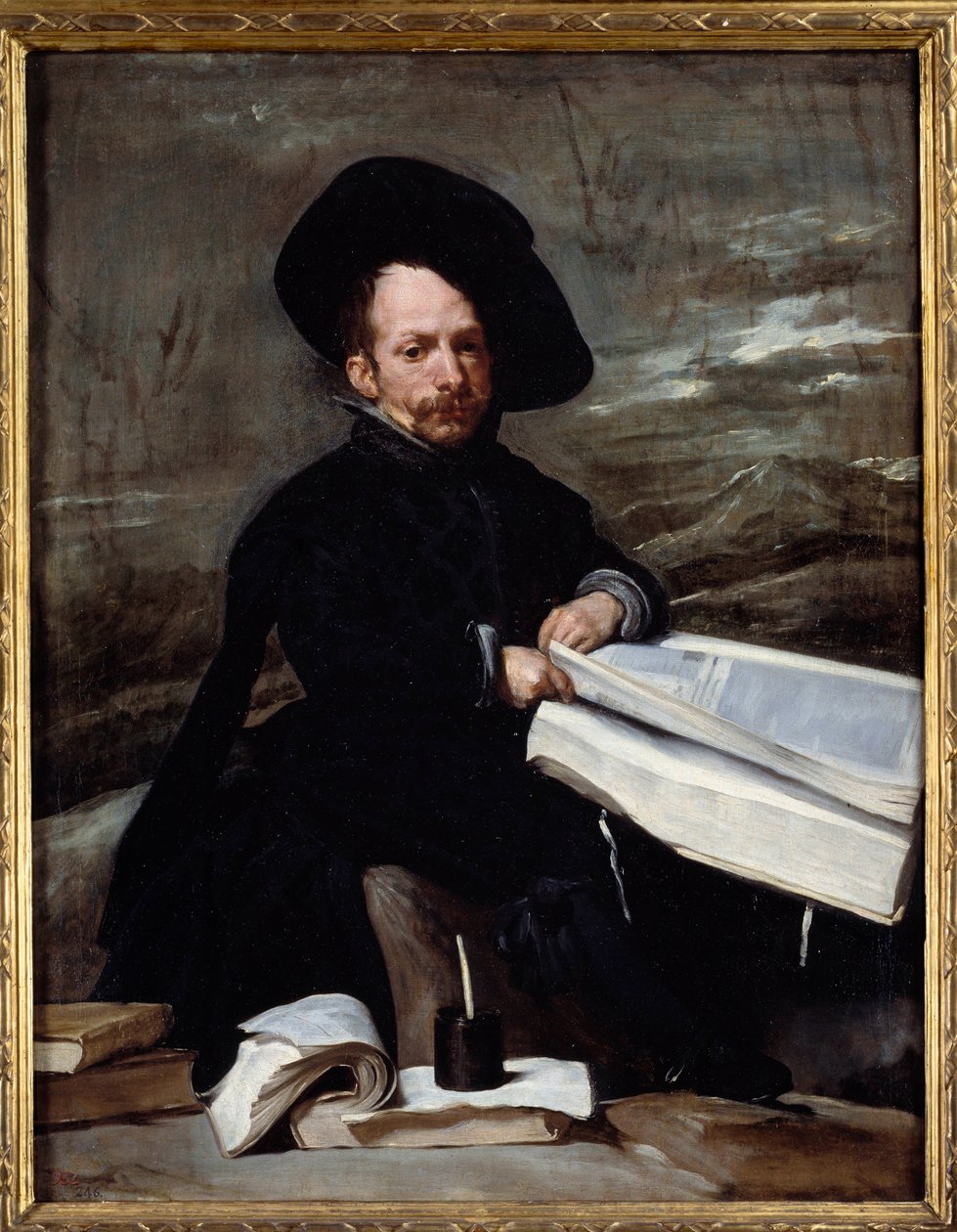 Porträtt av gycklaren Diego de Acedo säger kusinen. Målning av Diego Rodriguez de Silva och Velasquez (1599-1660) av Diego Velázquez