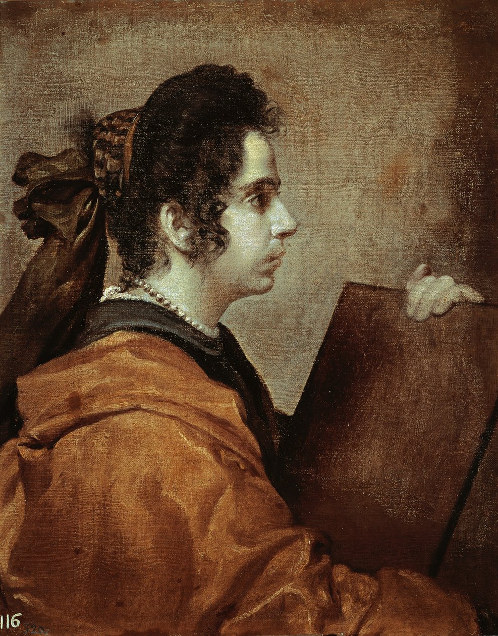 Sibilla (Juana Pacheco), ca 1632 (olja på duk) av Diego Rodriguez de Silva y Velazquez
