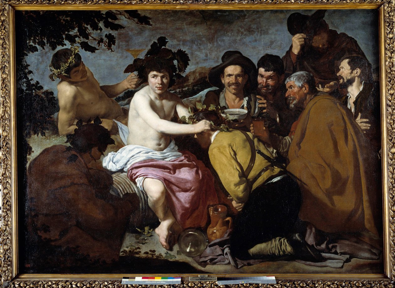 Bacchus triumf eller ""Drunkens"" målning av Diego Rodriguez de Silva y Velasquez av Diego Velázquez