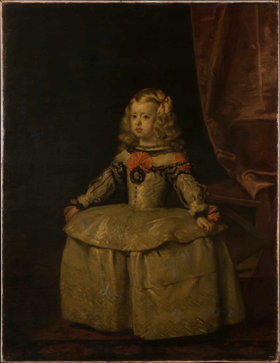 Porträtt av infantan Margarita (1651-1673) av Diego Velázquez